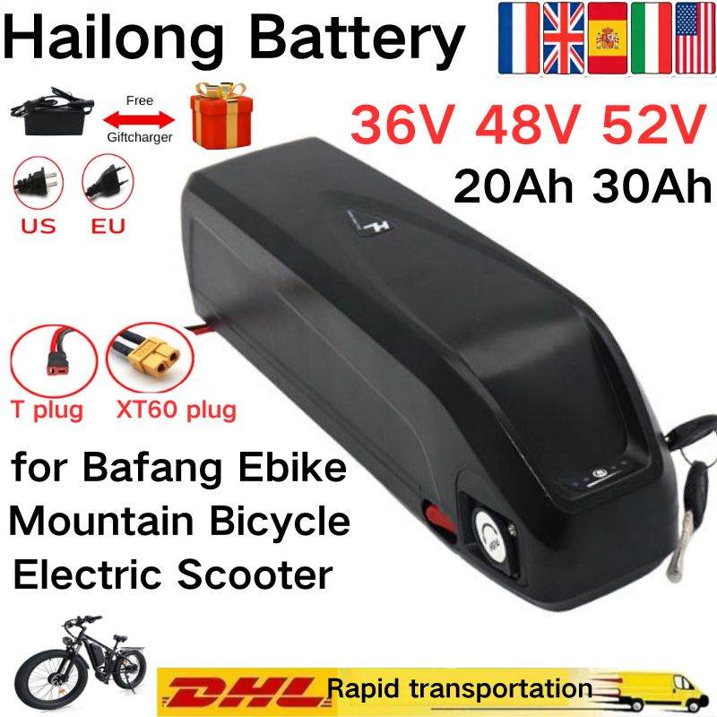 바팡 BBS02, BBS03, BBSHD 모터용 하이롱 - Ebike Battery 48V 20Ah Hailong 리뷰 및 가격