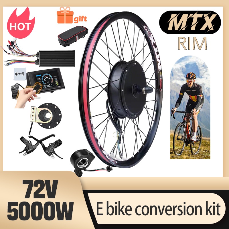 MTX39 전기 자전거 개조 키트 72V 5000W 리 - 72V 5000W Hub Motor Kit 리뷰 및 가격